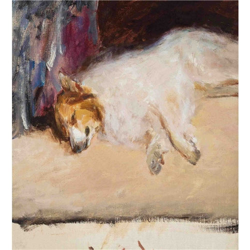 Vintage Art Print Collection- matt giclee 250g art paper Study Of A Sleeping Dog