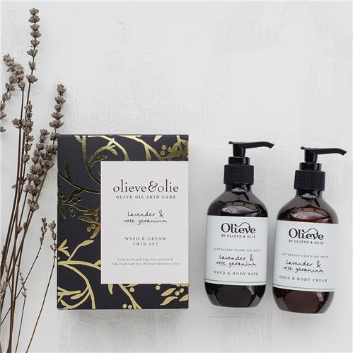 Wash & Crem Twin Set-Lavender and Rose Geranium