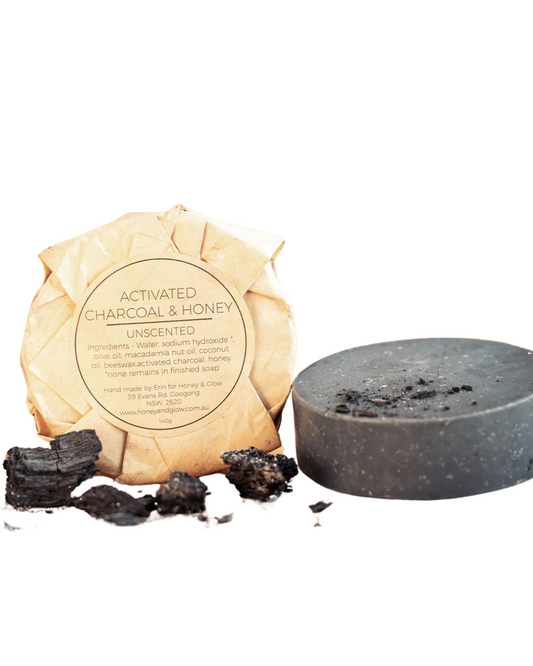 Activated Charcoal and Honey Handmade Soap