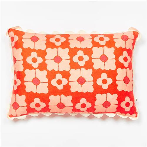 Carnation Orange Cushion 60x40cm