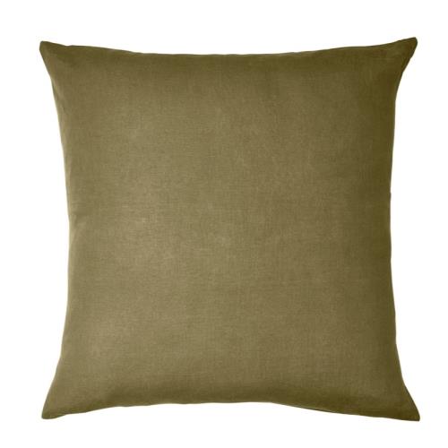 Linen Euro Pillowcase Moss