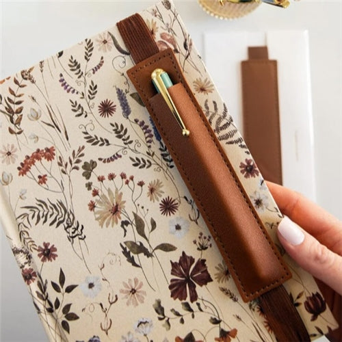 Elastic Pen Holder-tan