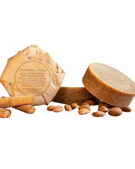 Cinnamon, Honey and Almond Meal Handmade Soap