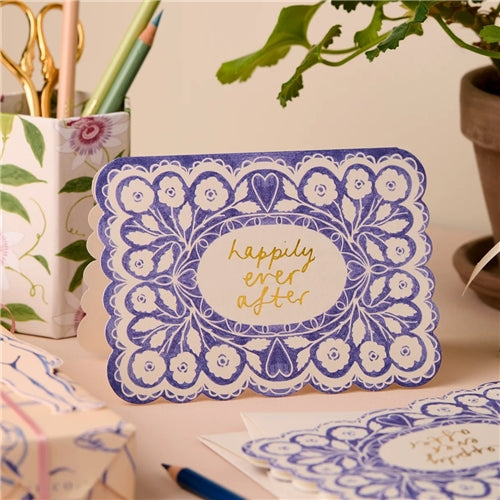 Happily Ever After Navy Card