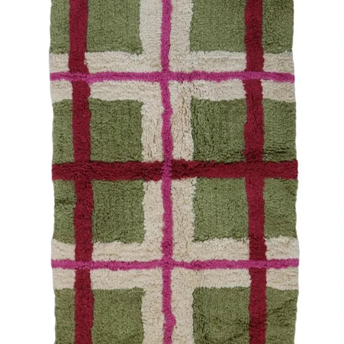 Lottie Plaid Bath Mat