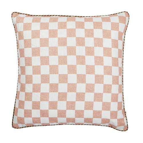 Petal Small Checkers Feather Cushion