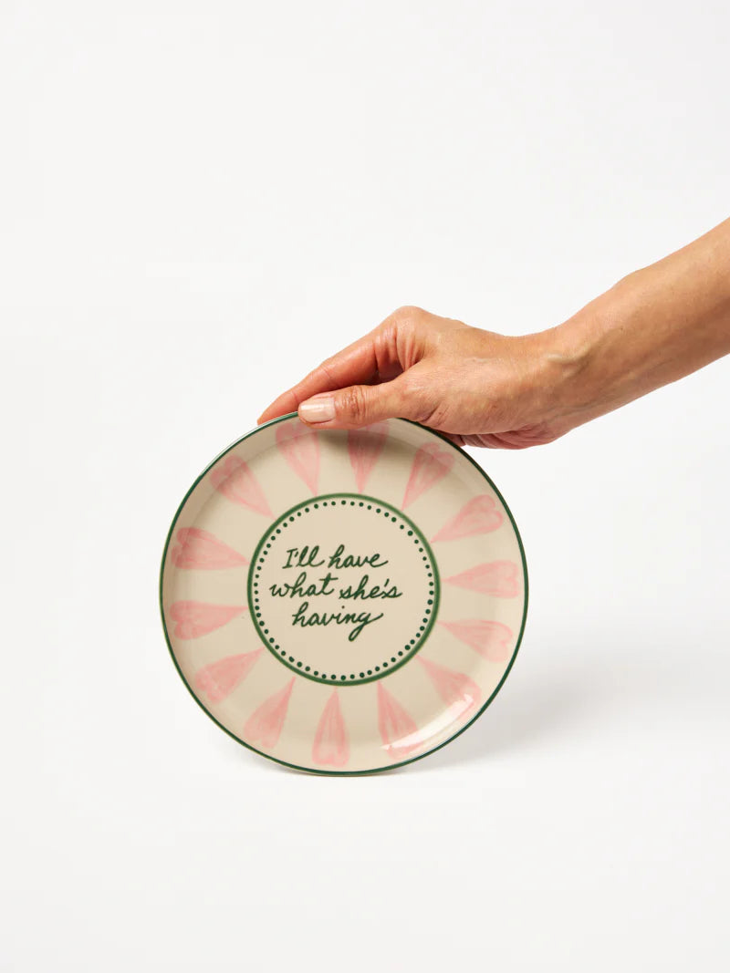 What She's Having Note Plate