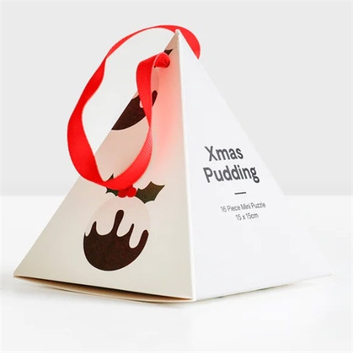 Hanging Gift Box 16 piece Puzzle Xmas Pudding