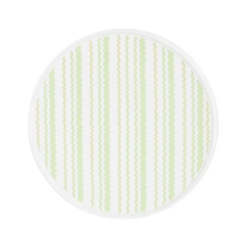 Green Zig Zag Plate
