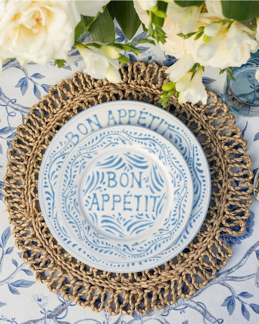 Blue Bon Appetit Starter Plate