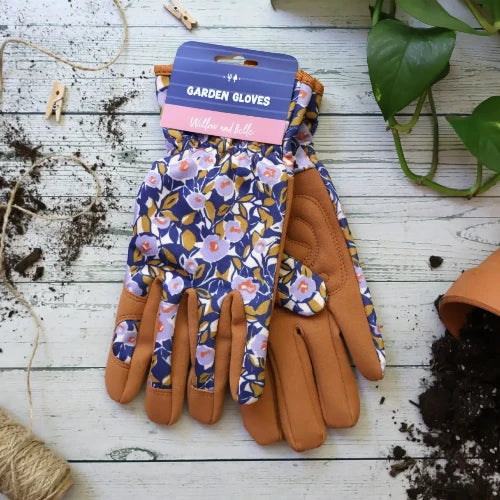Bespoke Plants - Gardening Gloves - Abstract Floral Lilac
