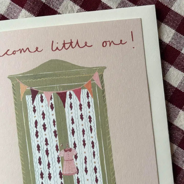Welcome Baby Girl Card