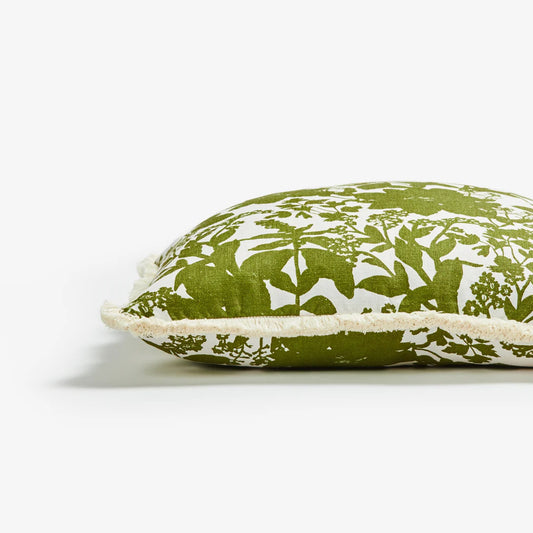 Herb Reverse Khaki Cushion 50x50