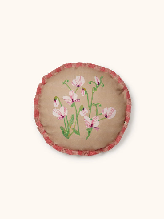 Sweet Pea 45cm Round Cushion