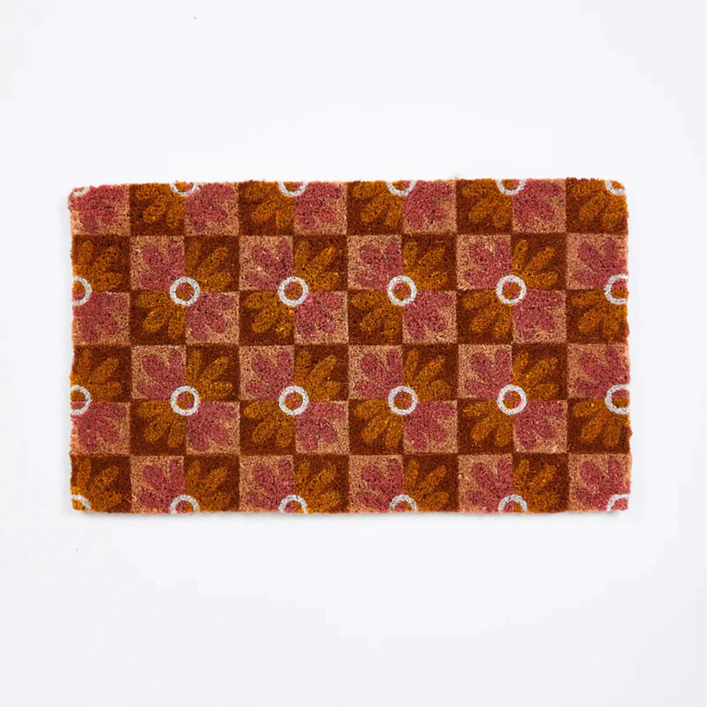 Door Mat Chamomile Pink
