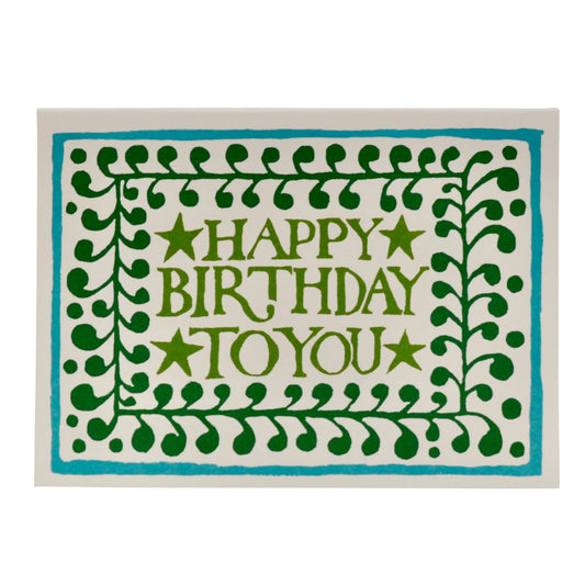 Green Boarder Happy Birthday