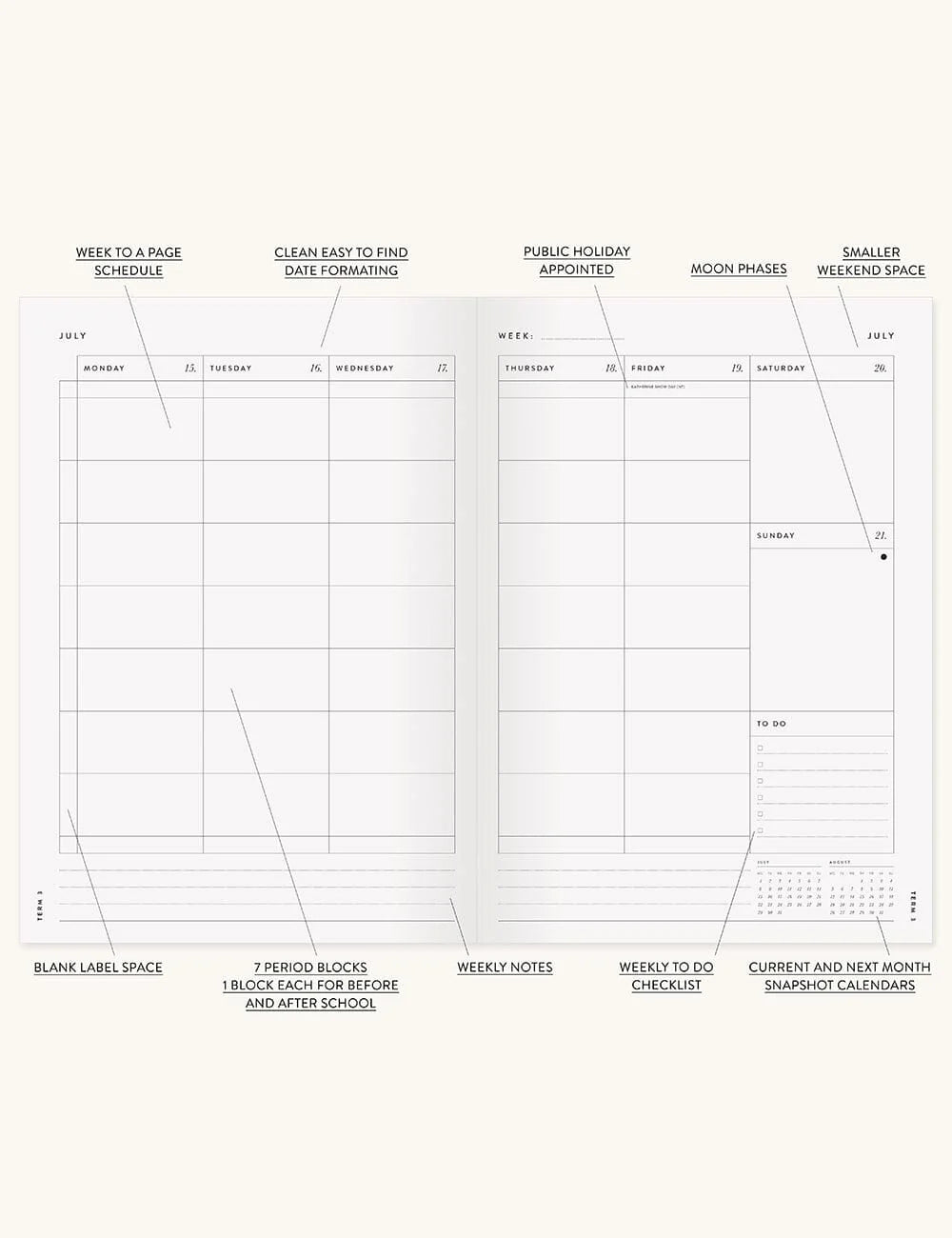Academic Teachers Planner