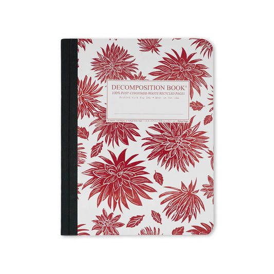 Ruled Notebook, Dahlias