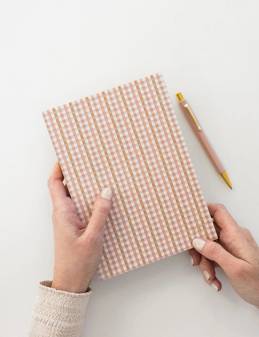 Primrose Gingham A5 Desk Jotter