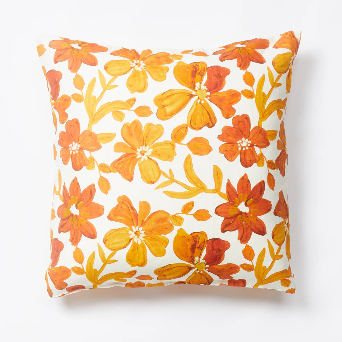 Small Dogwood Rust Euro Pillowcase