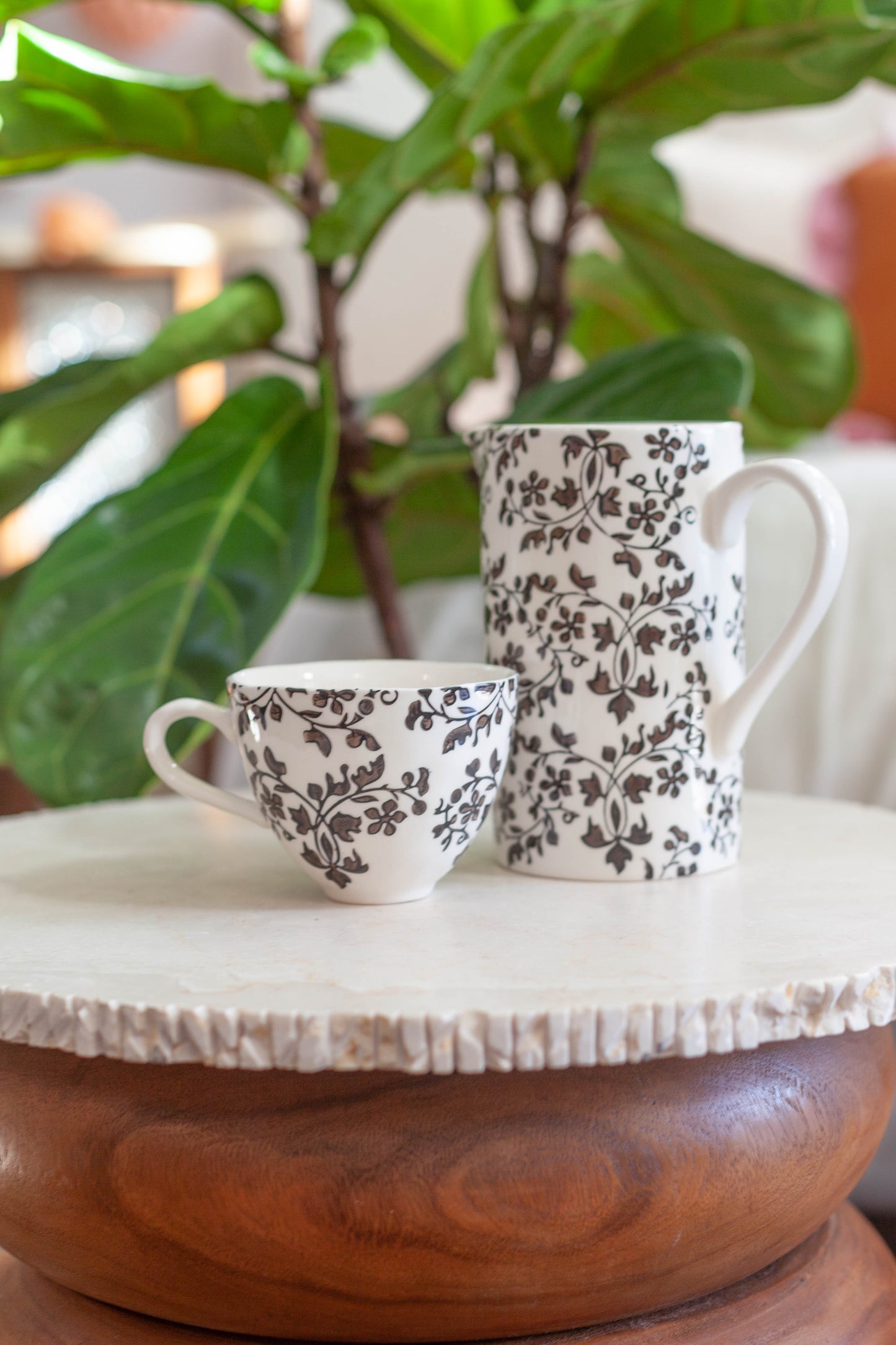 Floral Hand Painted Cup