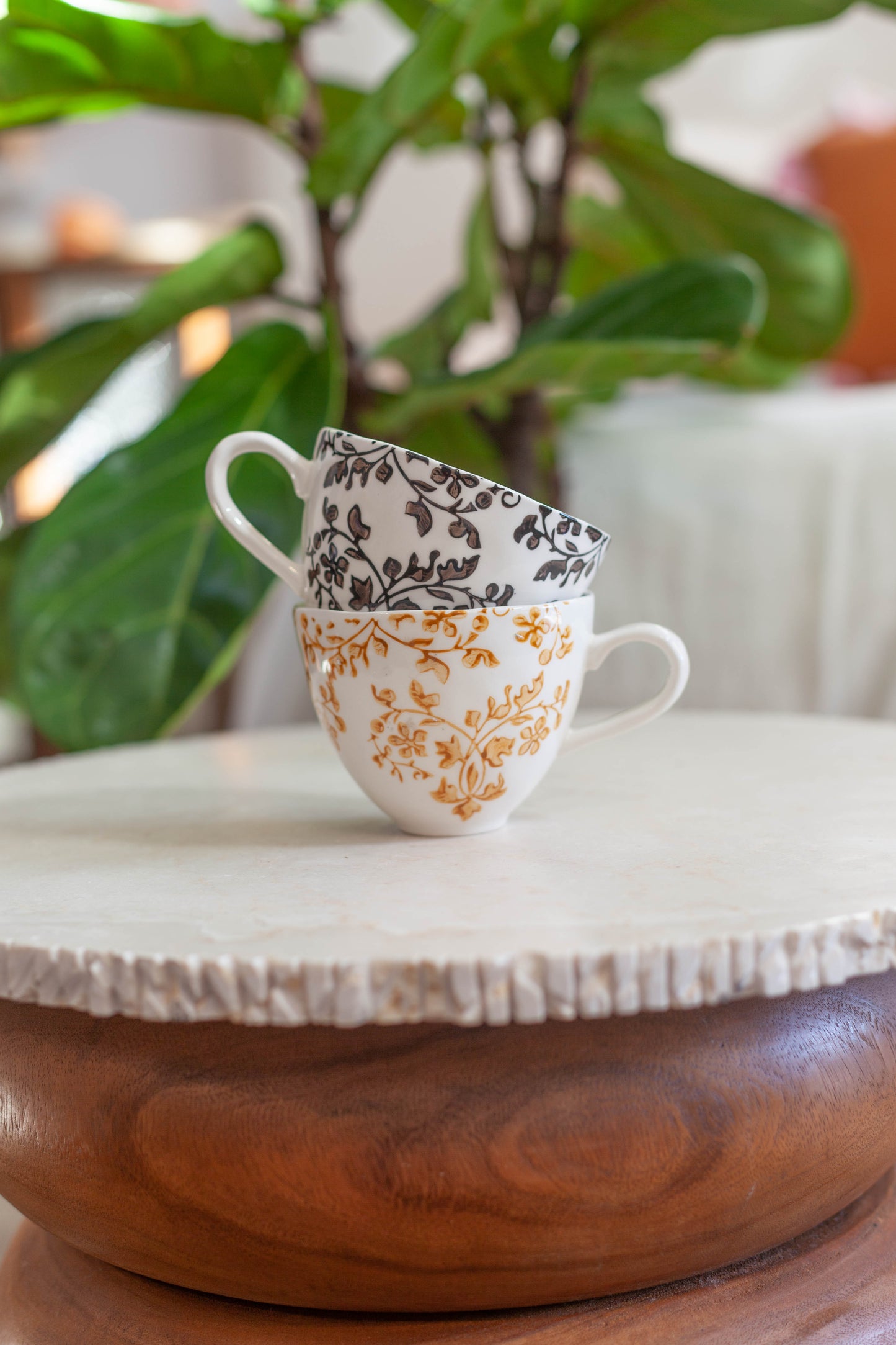 Floral Hand Painted Cup