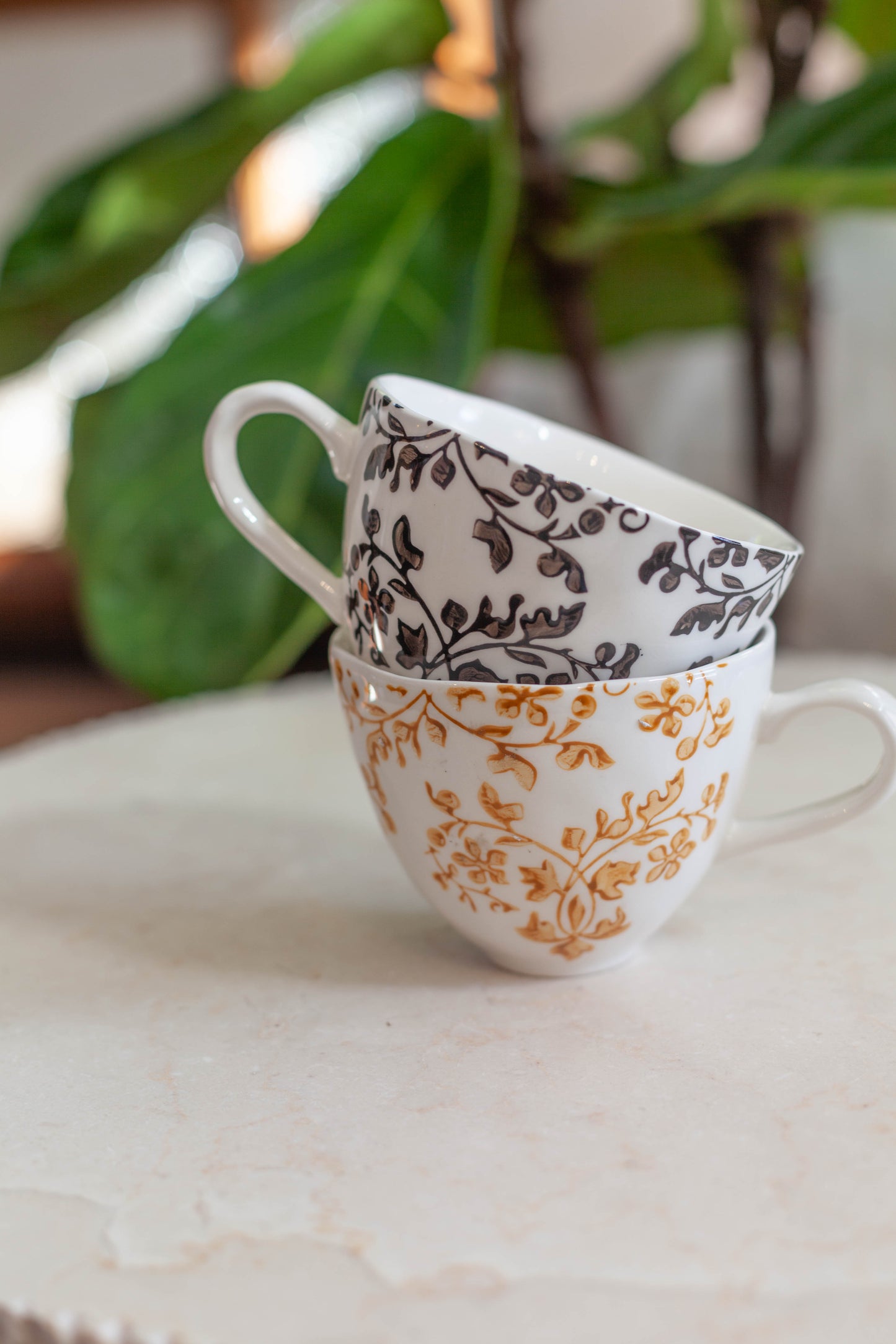 Floral Hand Painted Cup