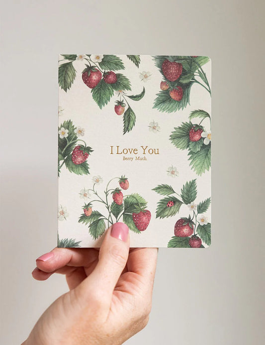 'I Love You Berry Much' Card