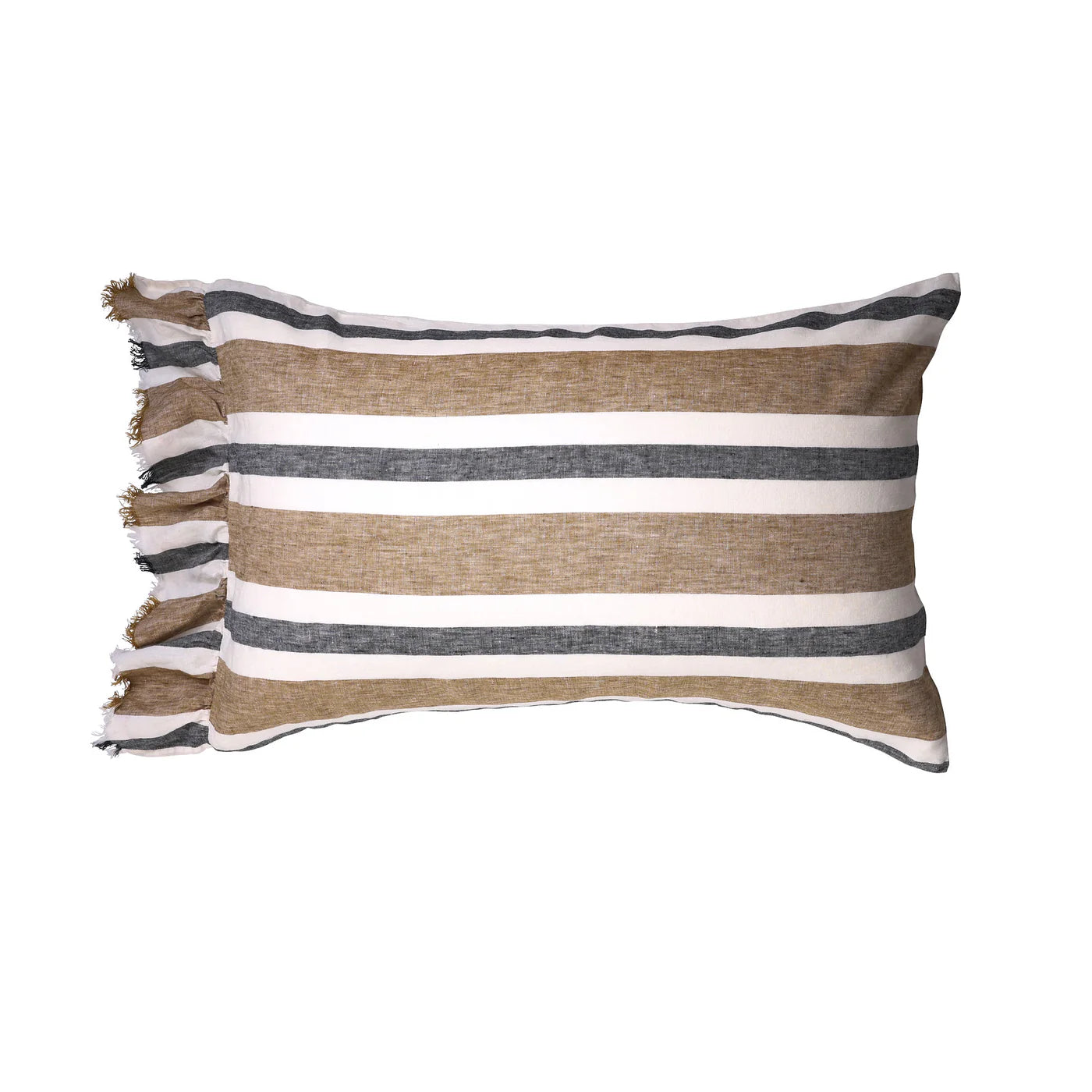 Taupe Stripe Pillowcase