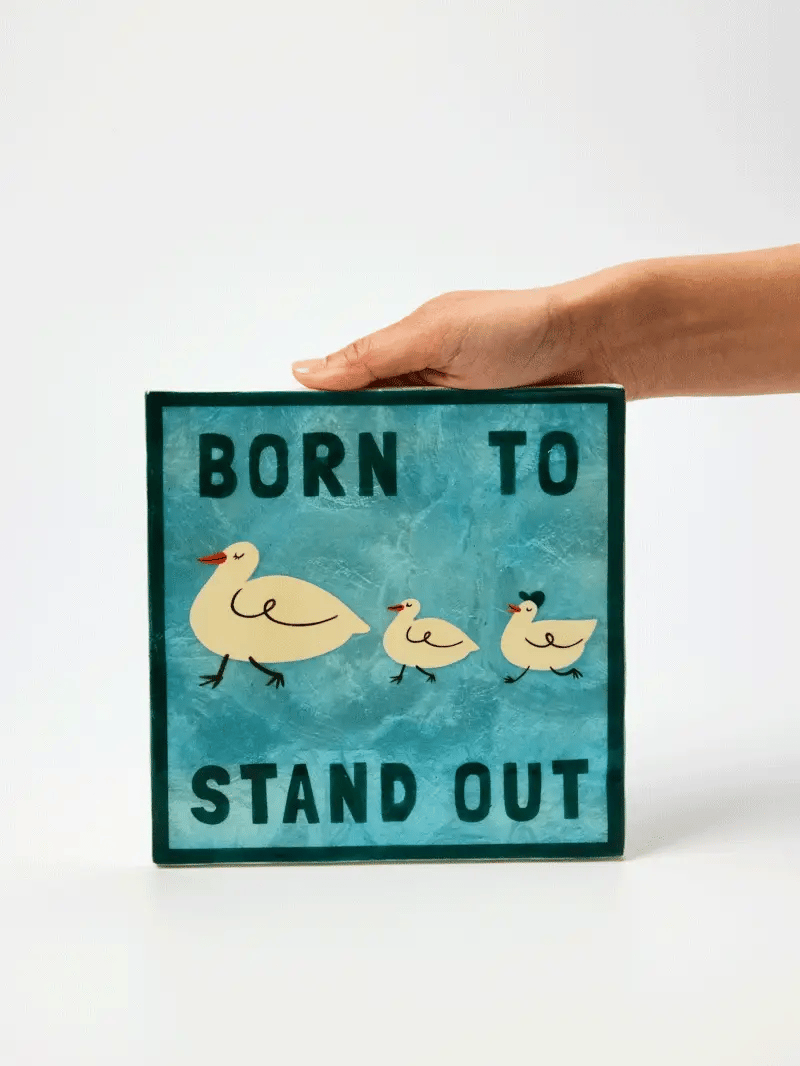 Born to Stand Out Wall Tile
