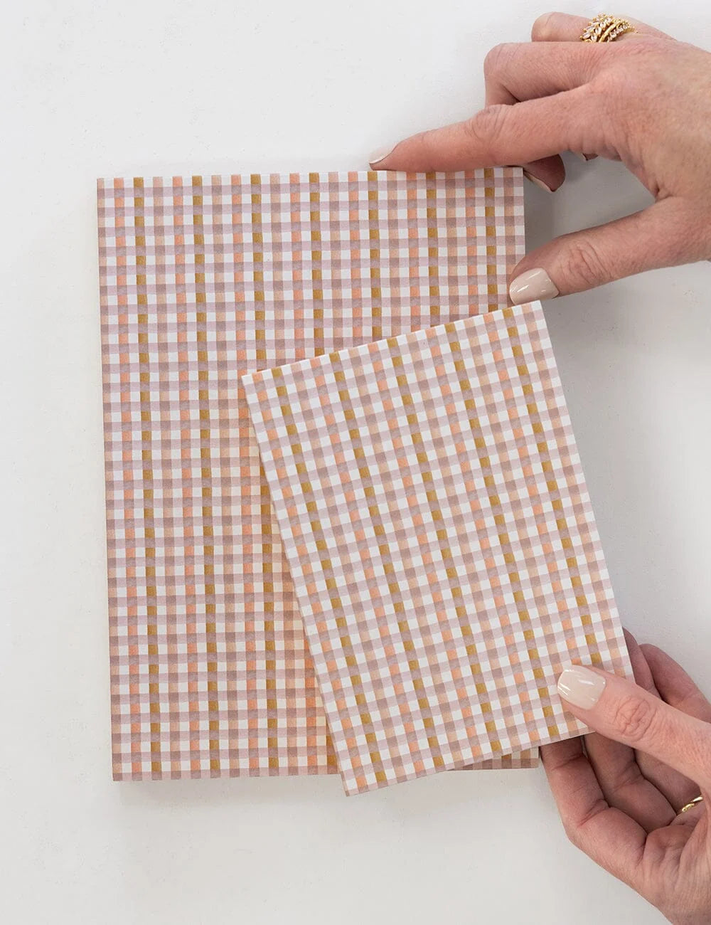 Primrose Gingham Mini Jotter
