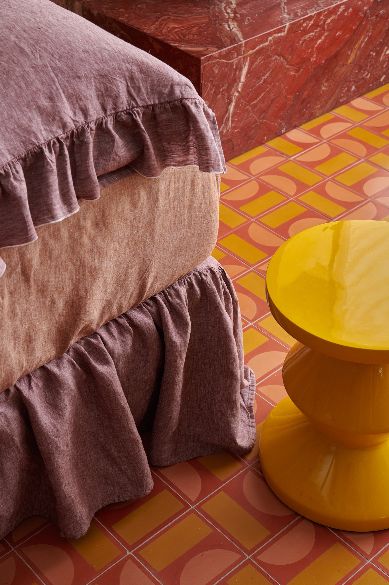 Aubergine Single Pillowcases