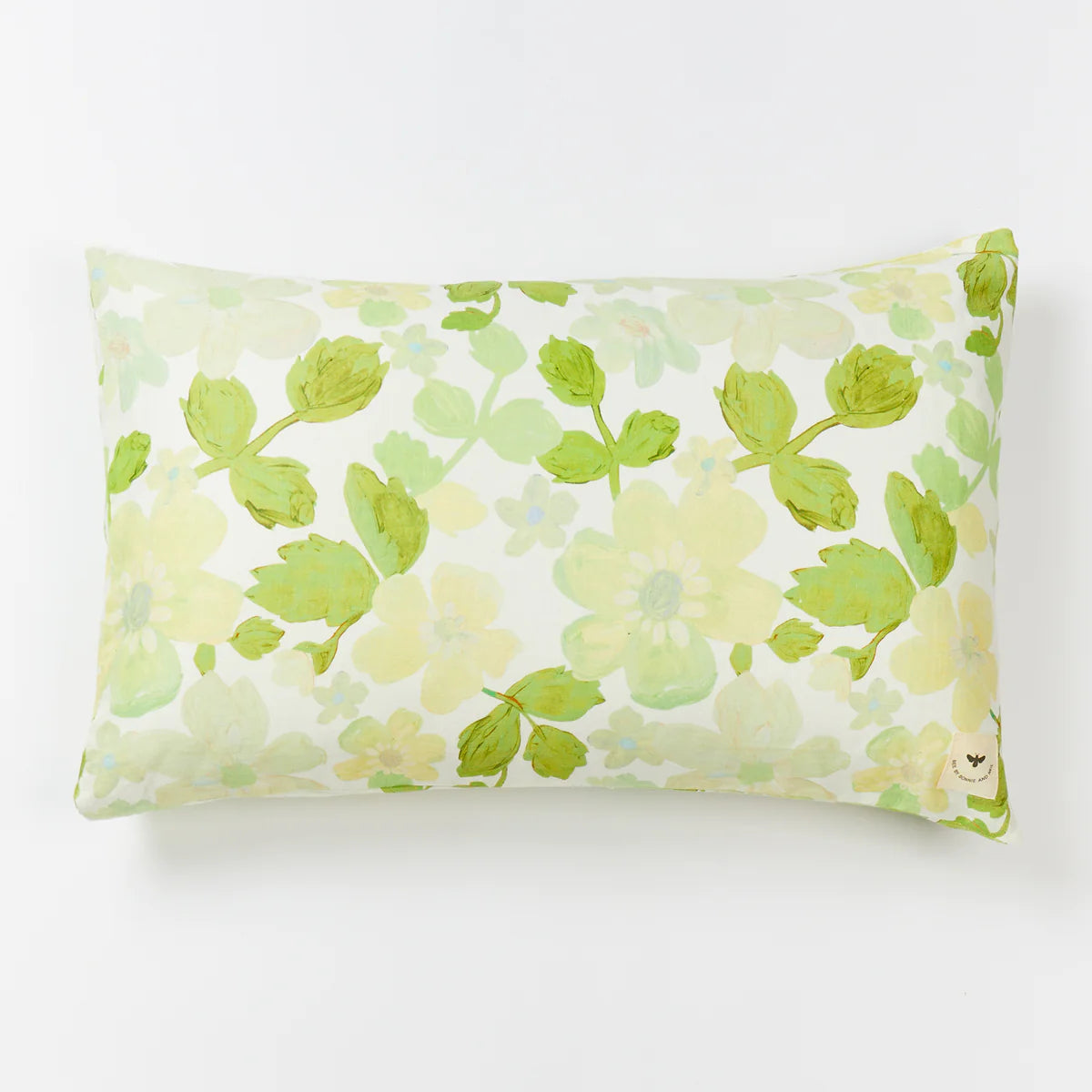 Pastel Floral Green Standard Pillowcase