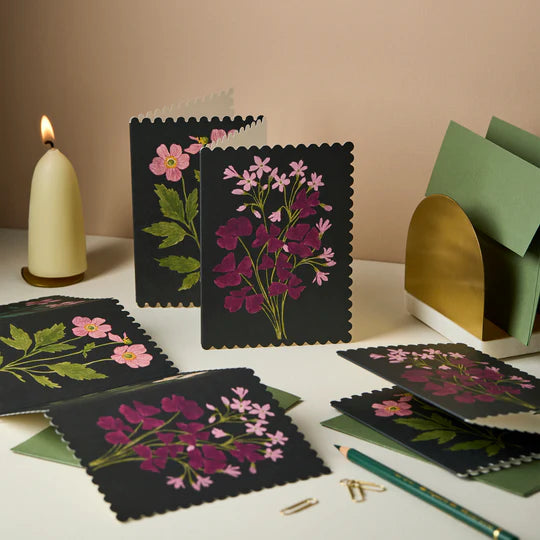 Botanical Concertina Card