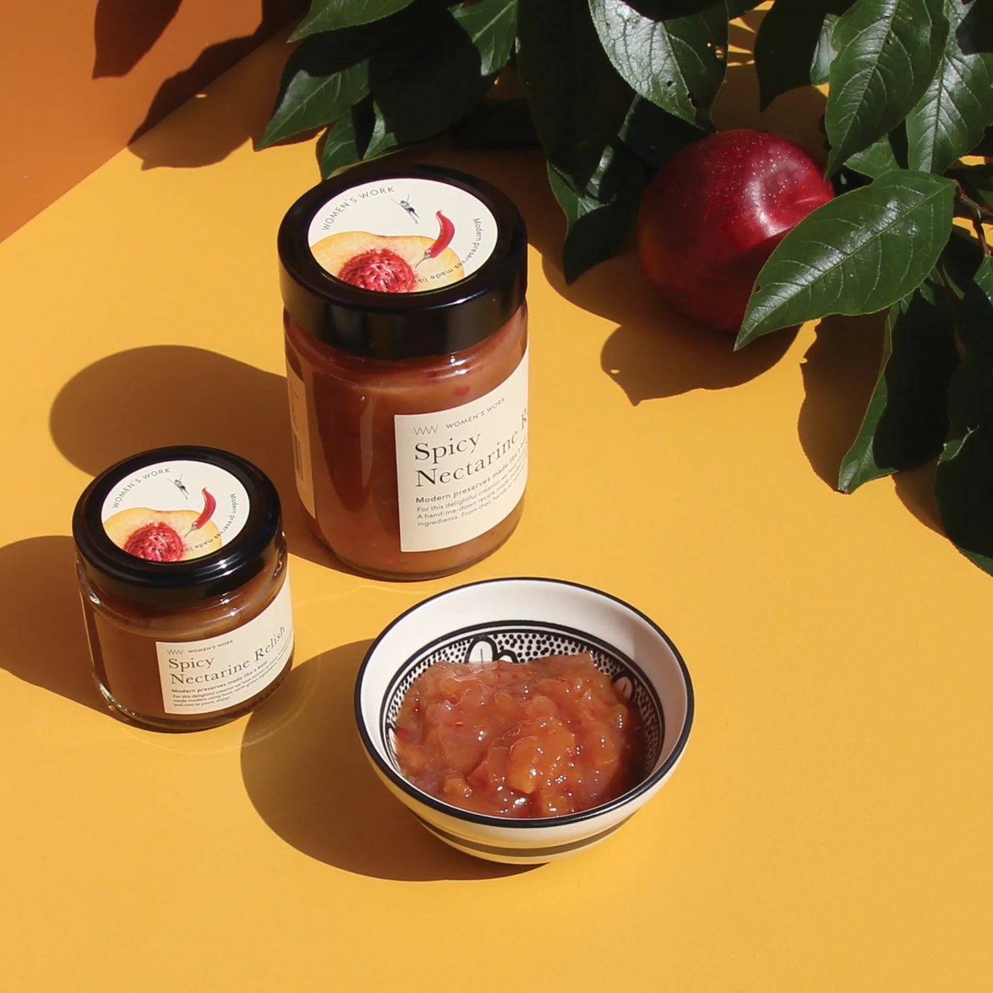 Spicy Nectarine Relish