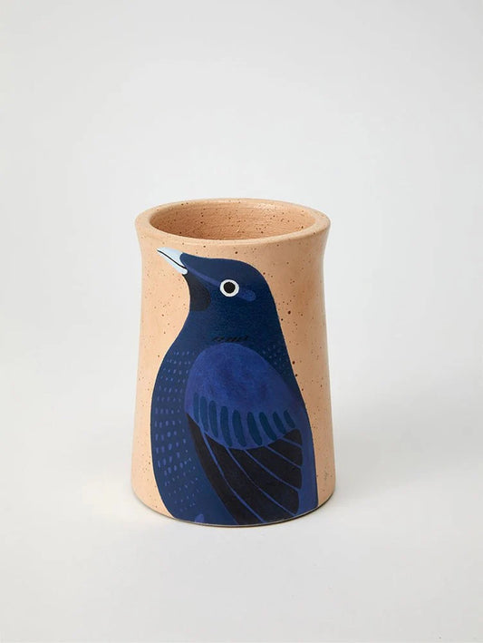 Aerial Bowerbird Vase