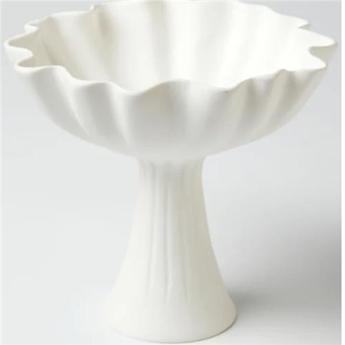 Ruffle Pedestal Dish