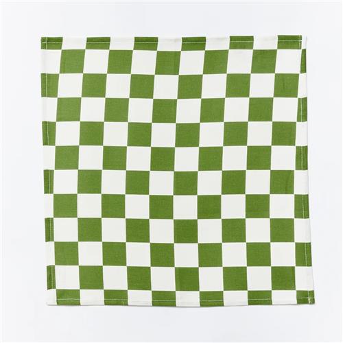 Small Checkers Thyme Napkin