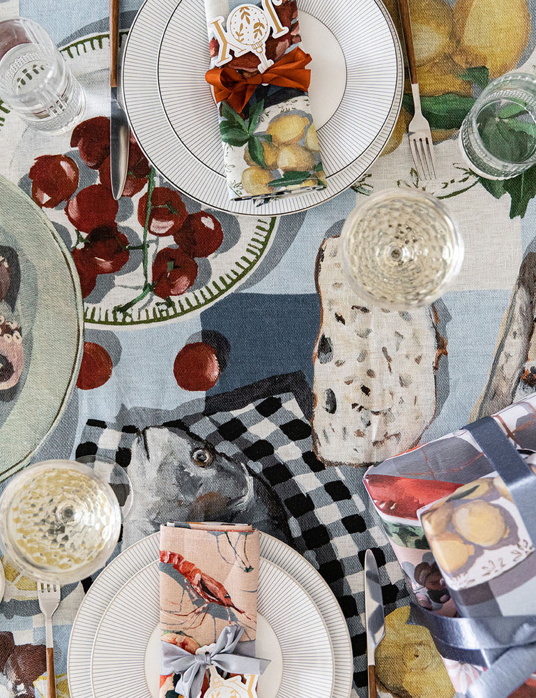 Crab & Squid Tablecloth