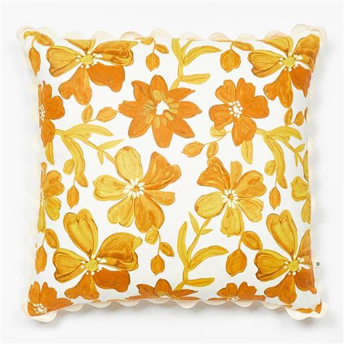 Dogwood Mustard Cushion 60cm