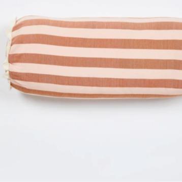 Cushion Woven stripe bolster 60x20