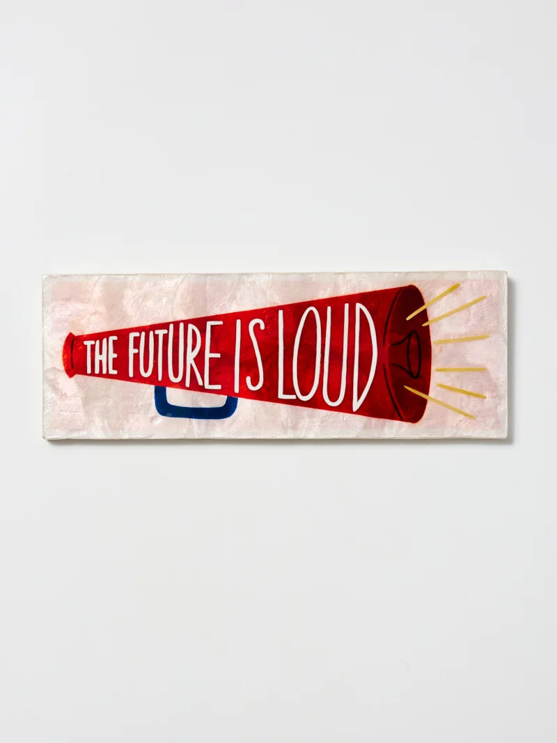 The Future Is Loud Wall Tile