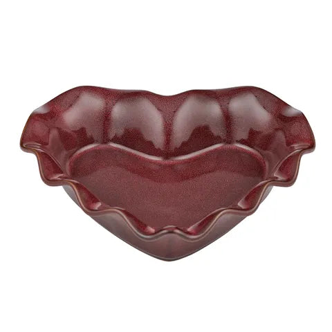 Heart Burgundy Baker Dish