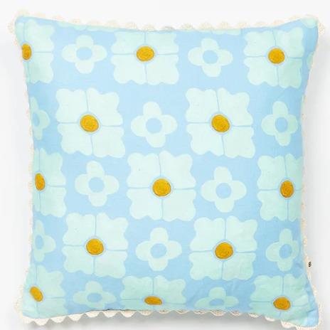 Carnation Blue Cushion 50cm