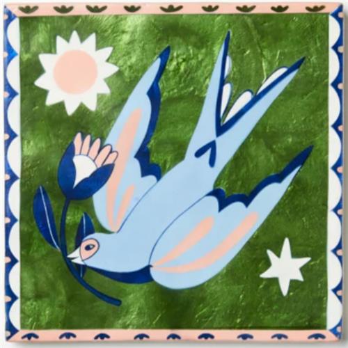 Gardienne Bird Green Wall Art