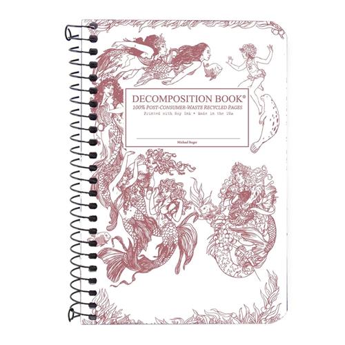 Pocket Mermaids Decomposition Spiral Notebook