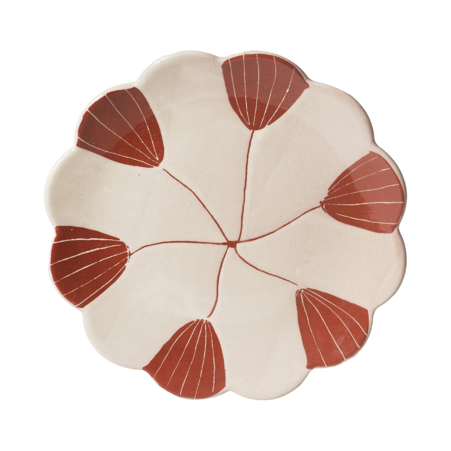 Fan Flower Plate