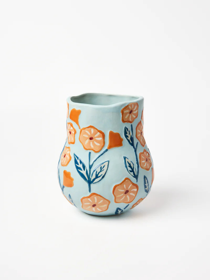 Orange Bloom Vase
