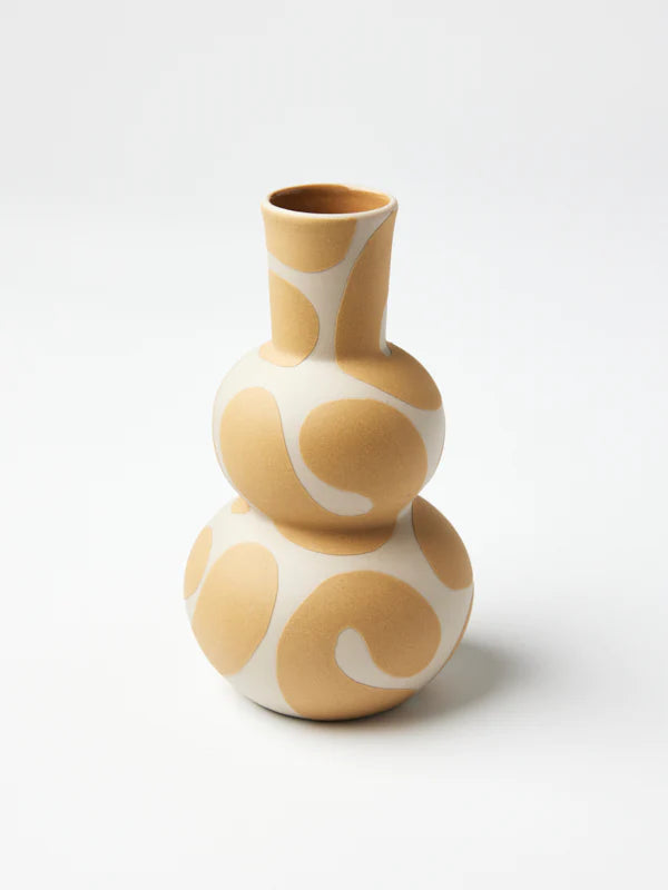 Golden Curls Vase