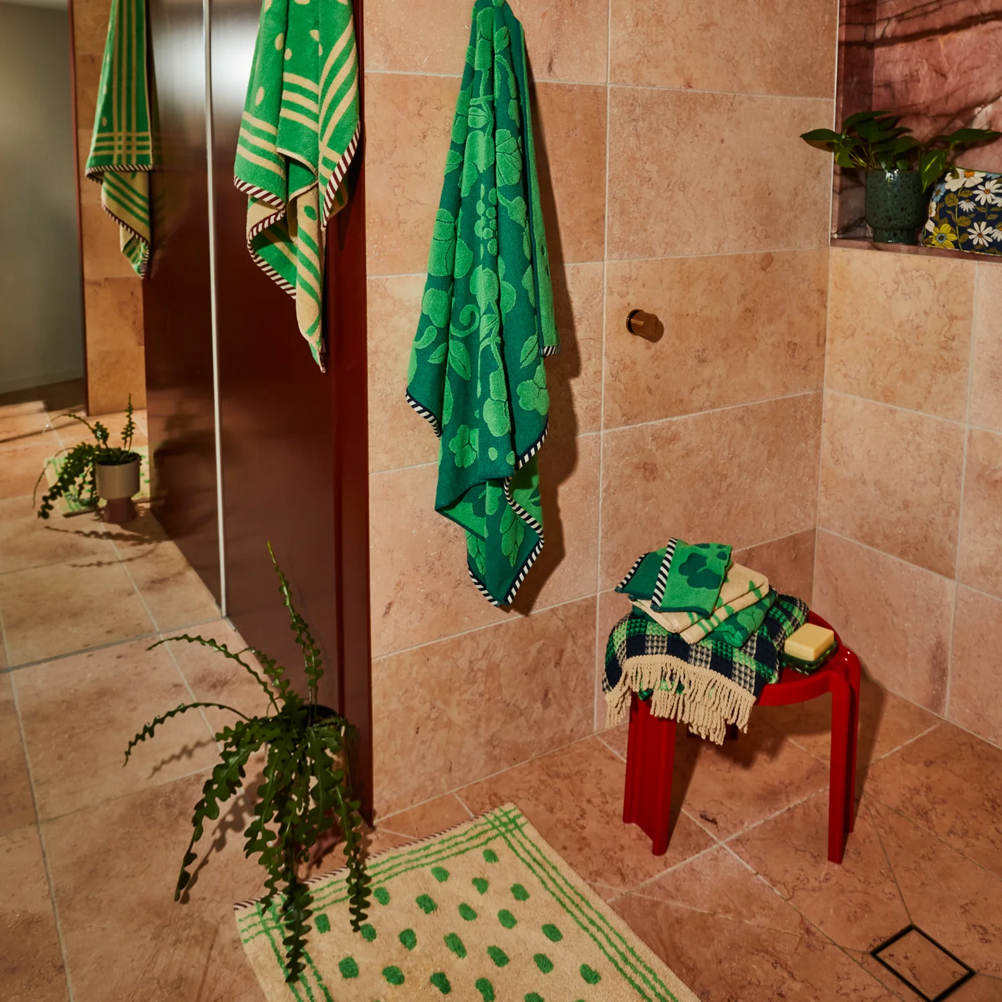 Florence Bath Sheet - Apple